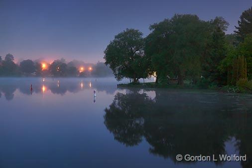 Foggy First Light_17212.jpg - Rideau Canal Waterway photographed at Smiths Falls, Ontario, Canada.